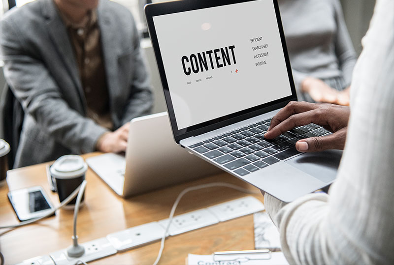 Website content